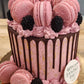 Macaron Drip Cake